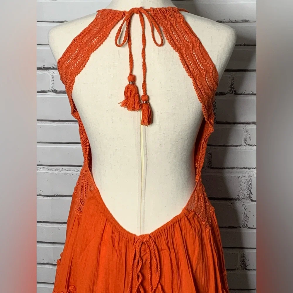 Free People 200 Degrees Lace Embellished Mini Dress - Picture 8 of 10